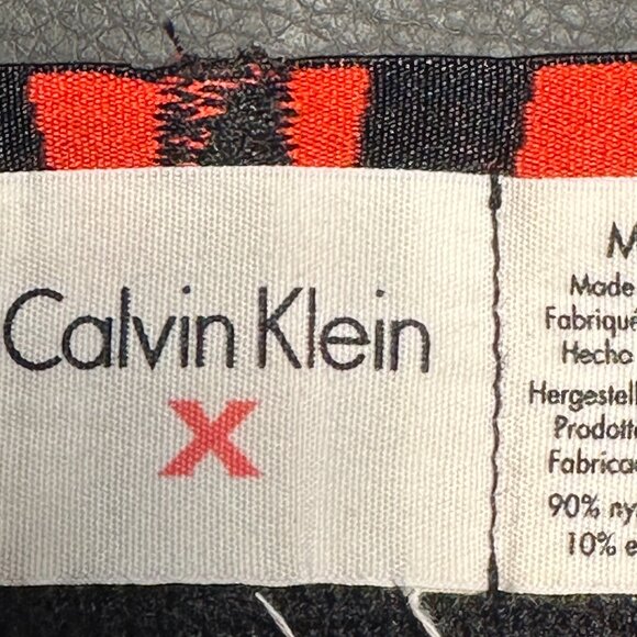 Calvin Klein X Men's Boxer Briefs Black & Red (Medium) - Picture 6 of 6